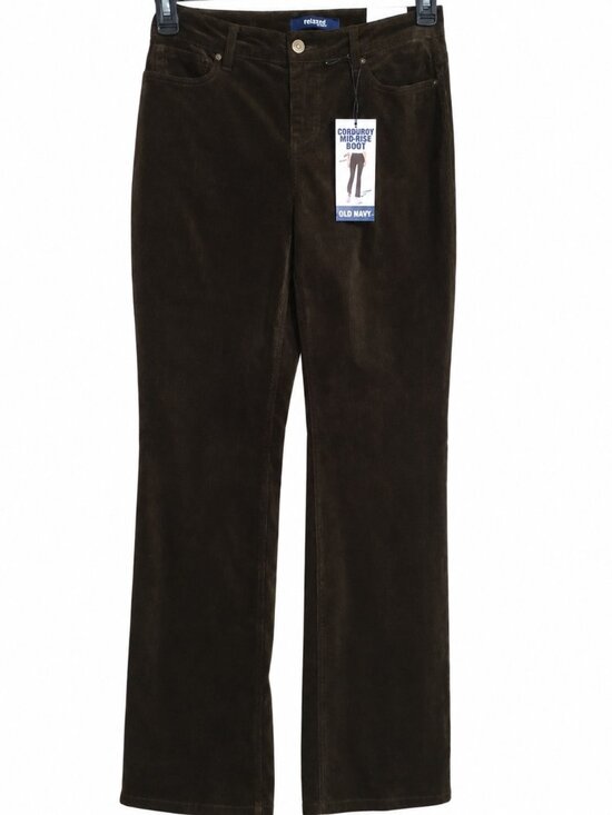 Blue Ink Pants - NEW size 3 green Corduroy pants. "Midrise Boot" pants. Casual. Everyday